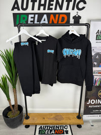 ENVI GRAFFITI TRACKSUIT 3-PIECE SET - BLACK/BLUE