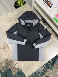 ENVI POLAR PUFFER JACKET - BLACK/GREY