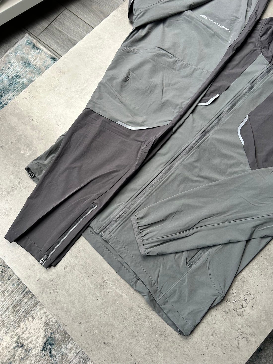 MONTERRAIN WINDRUNNER TRACKSUIT - GREY – authenticireland