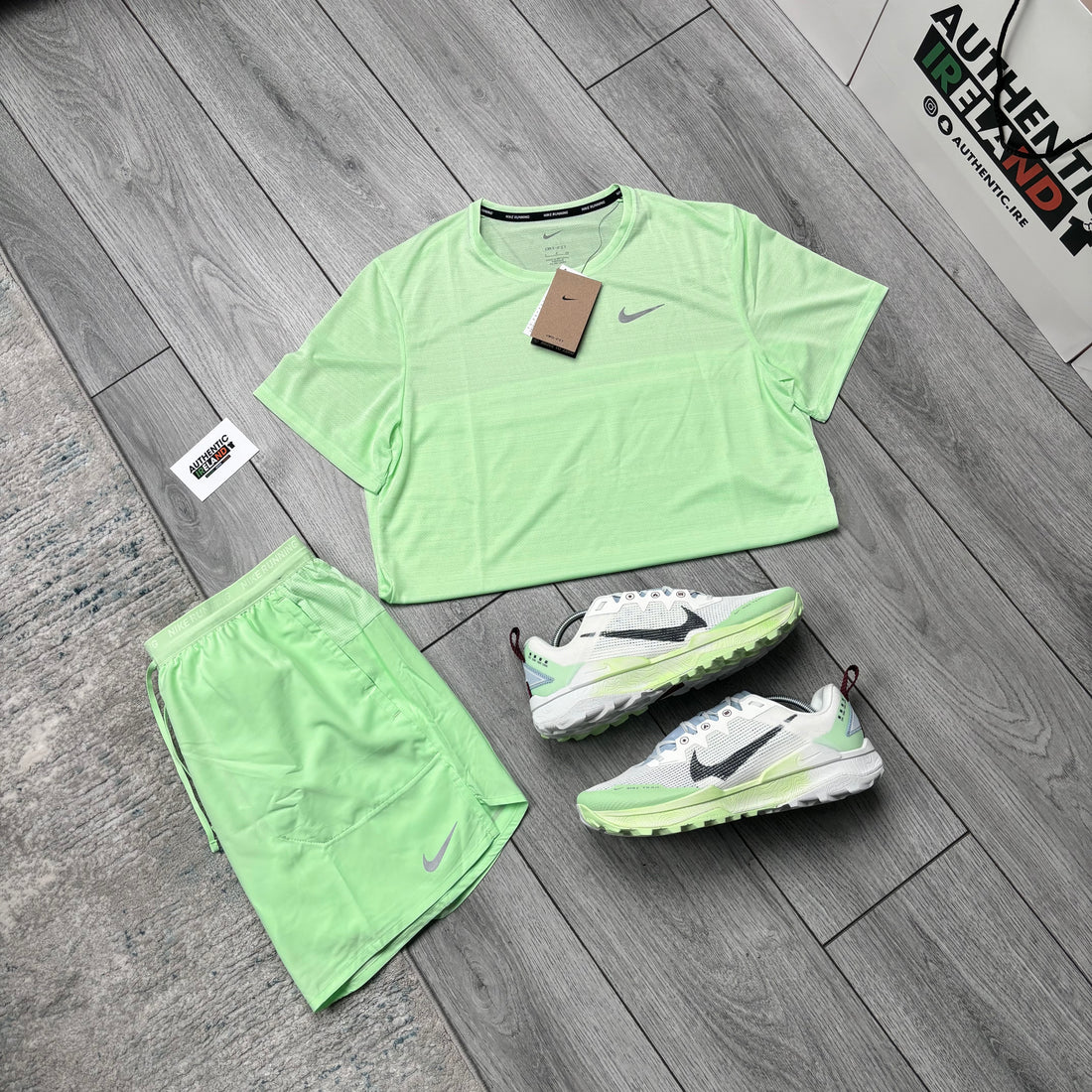 NIKE MILER 1.0 SET - VAPOUR GREEN