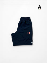 UNDER ARMOUR TECH UTILITY SHORTS - BLACK / RED