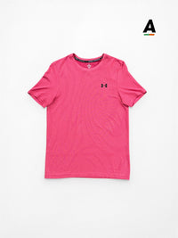UNDER ARMOUR SEAMLESS VANISH T-SHIRT - PINK