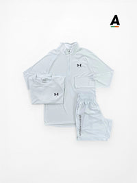 UNDER ARMOUR TEXTURED 3 PIECE SET - GREY