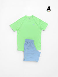 UNDER ARMOUR TEXTURED SET - LIME / GREY