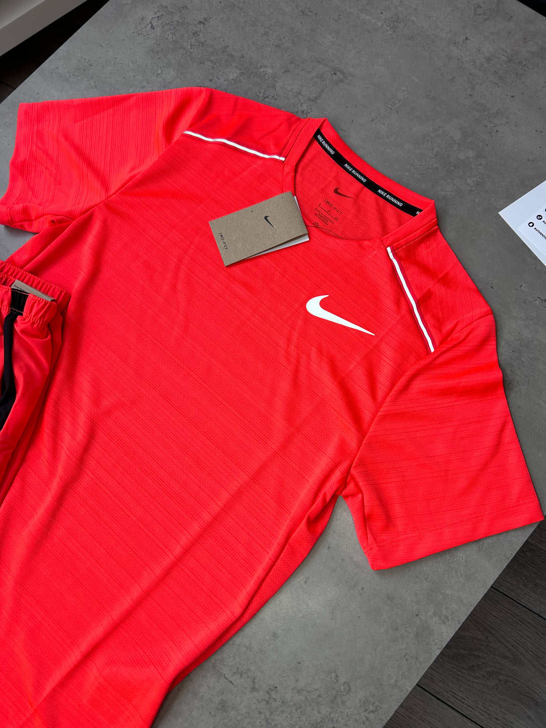 NIKE MILER 1.0 SET - CRIMSON RED