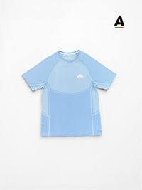 TRAILBERG FUSION SEAMLESS T-SHIRT - DUNE BLUE