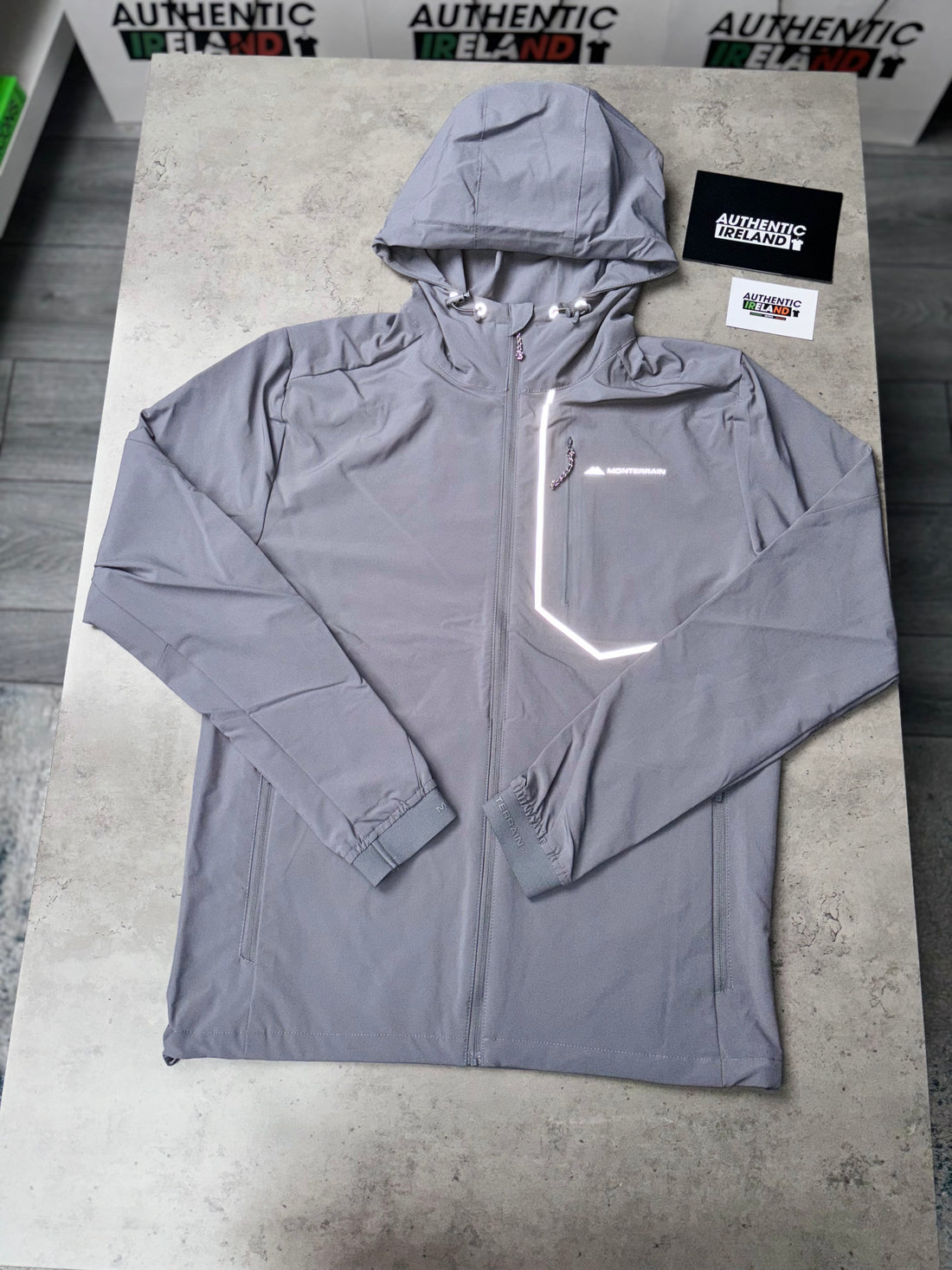 MONTERRAIN RAMBLE WOVEN TRACKSUIT - PLATINUM GREY