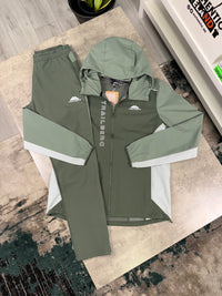 TRAILBERG AW25 TRIATHLON TRACKSUIT - KHAKI GREEN