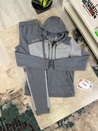 MONTERRAIN ORBIT WOVEN TRACKSUIT - GREY/VOLT