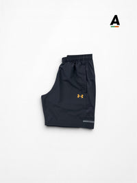UNDER ARMOUR TECH UTILITY SHORTS - GREY / ORANGE BLOC