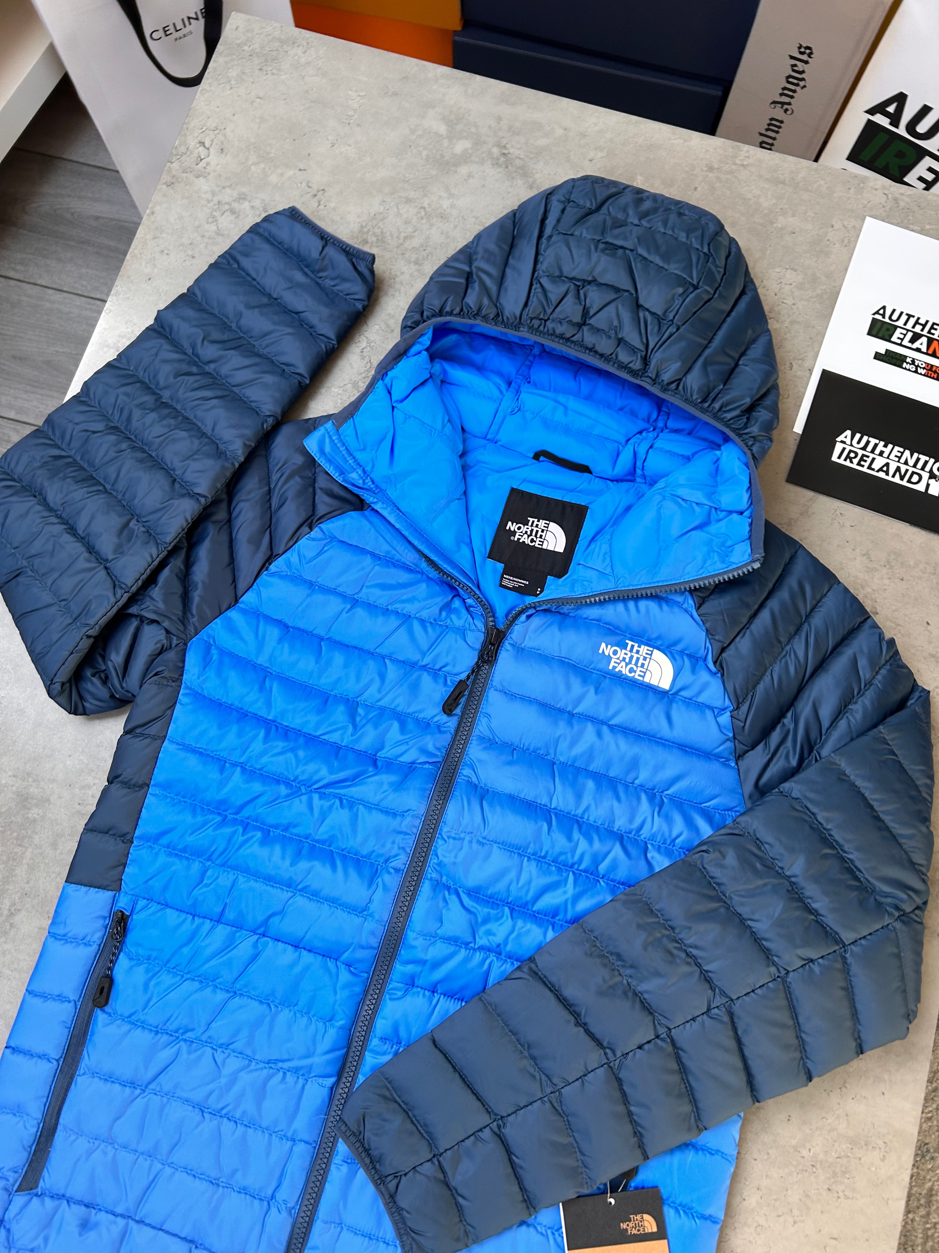 North face thermoball blue jacket sale