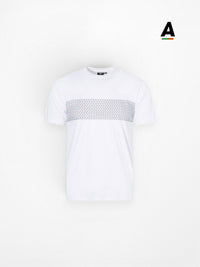 ENVI FADE MONOGRAM T-SHIRT - WHITE/BABY BLUE