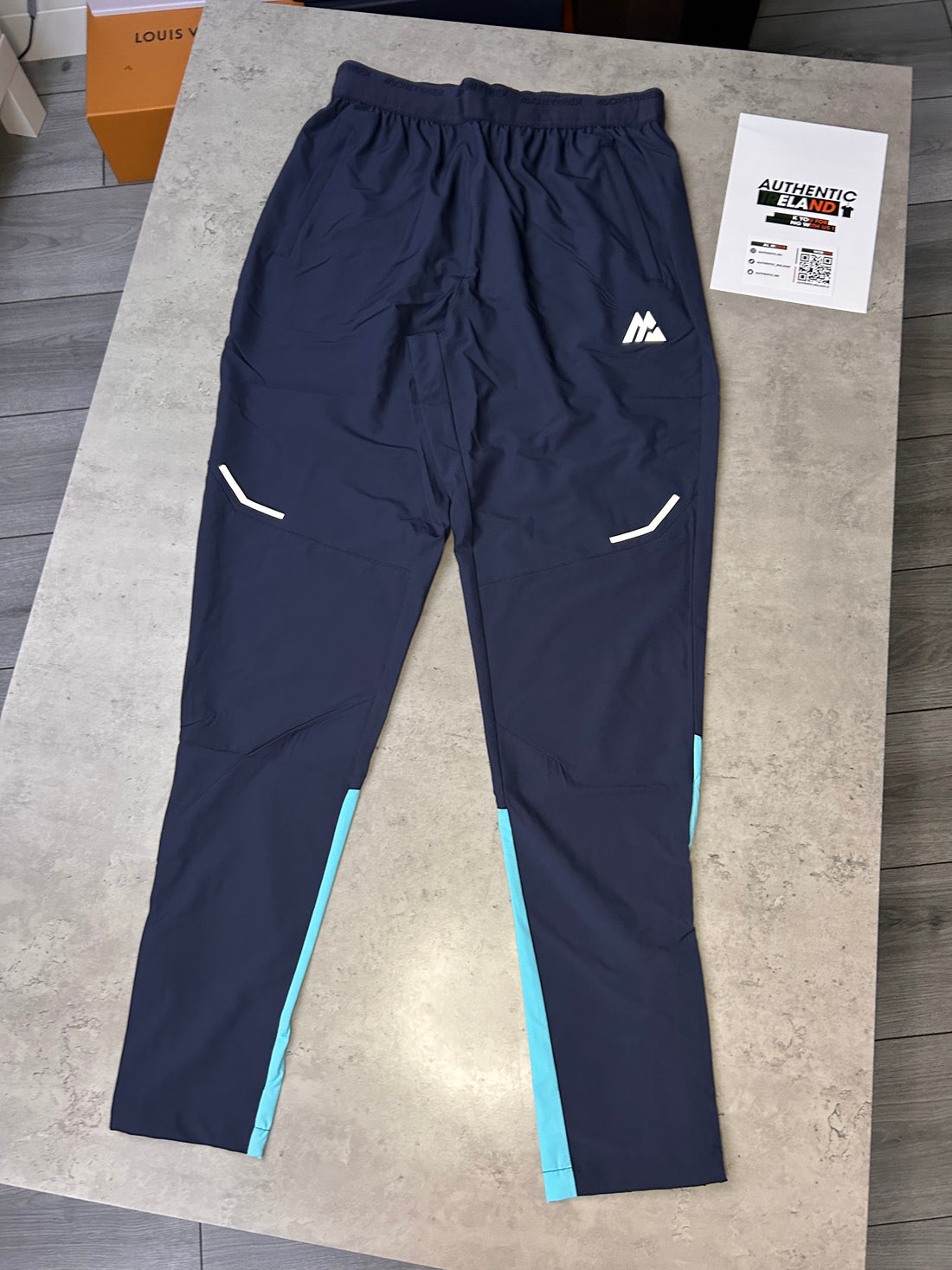 MONTIREX TWO-TONE TRACKSUIT - AQUA/NAVY