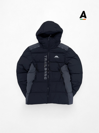 TRAILBERG TRIATHLON INSULATED PUFFER JACKET - BLACK