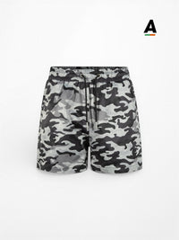ENVI CAMO SWIM SHORTS - BLACK/GREY