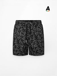 ENVI JUMBLE SHORTS - BLACK/GREY
