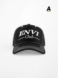 ENVI CLUB TRUCKER HAT - BLACK/WHITE