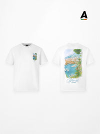 ENVI YACHT SEASON T-SHIRT - WHITE/TEAL