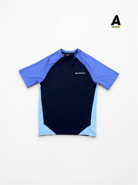 MONTERRAIN VAULT WOVEN T-SHIRT - VELVET DUSK / LAGOON DRIFT