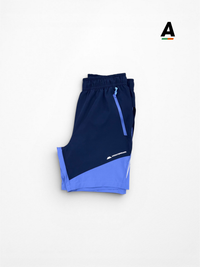 MONTERRAIN VAULT WOVEN SHORT - VELVET DUSK / LAGOON DRIFT