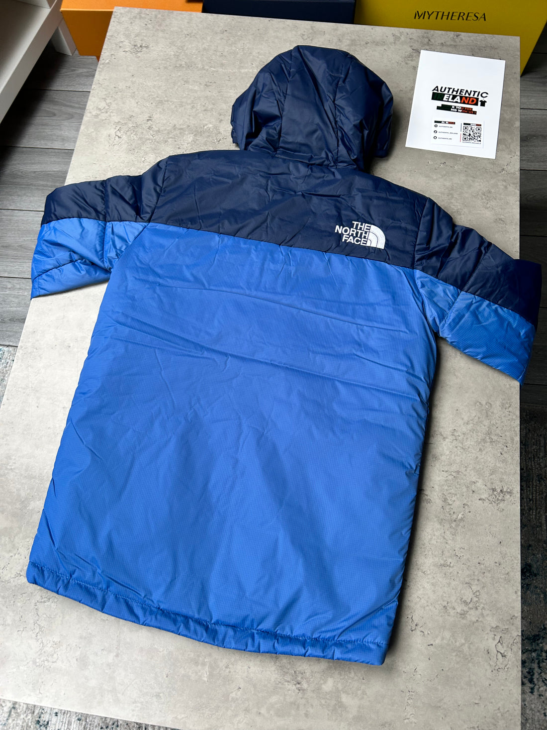 THE NORTH FACE NYLON PUFFER JACKET - BLUE