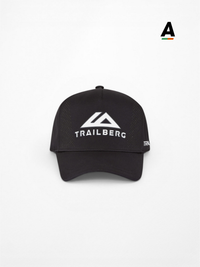 TRAILBERG STRATA 5 PANEL CAP - BLACK / WHITE