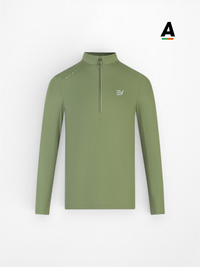 ENVI PERFORMANCE 1/4 ZIP - KHAKI