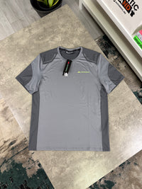 MONTERRAIN ORBIT T-SHIRT - GREY/VOLT