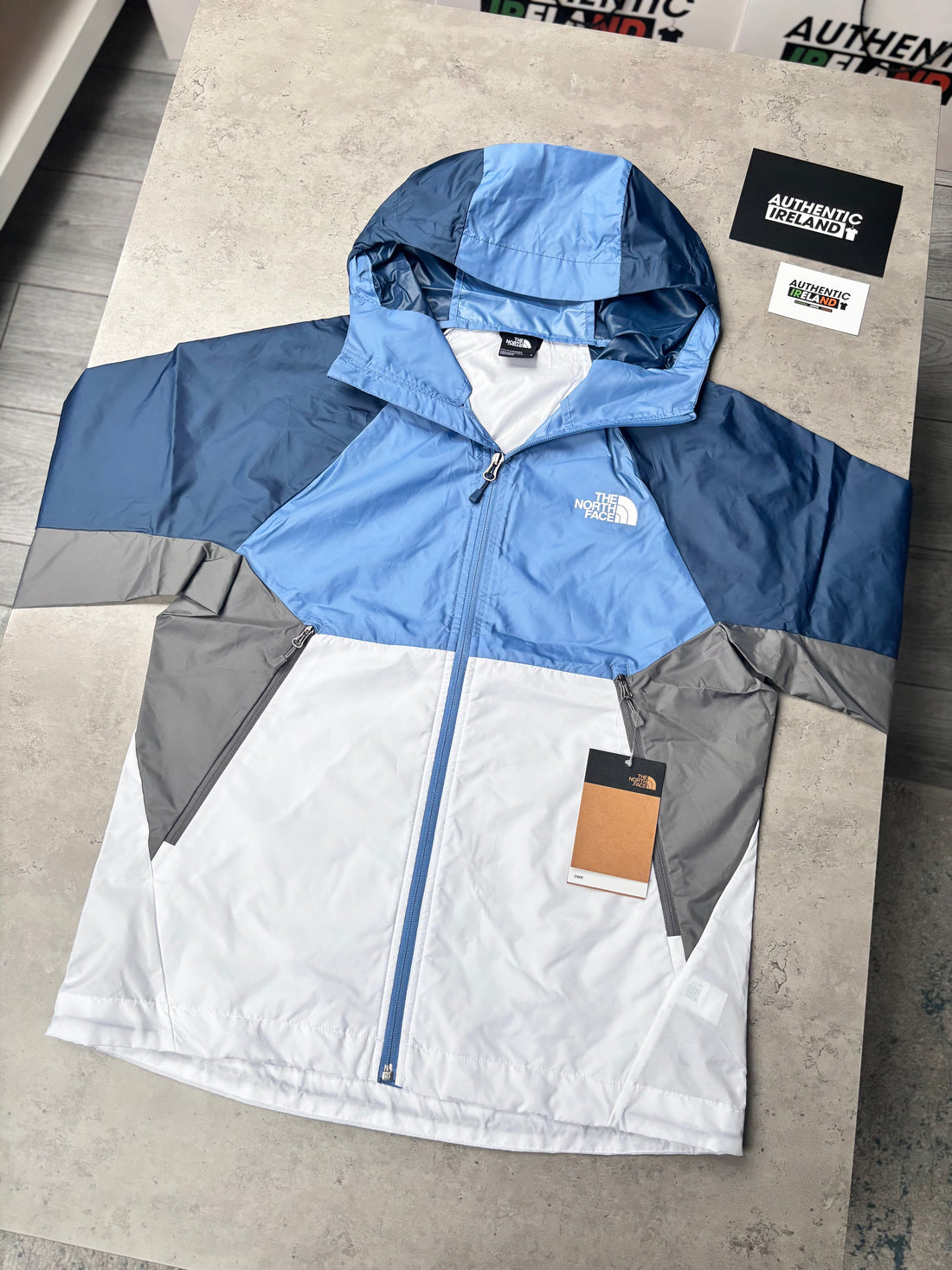 THE NORTH FACE WINDRUNNER SET - BLUE/NAVY/WHITE/GREY