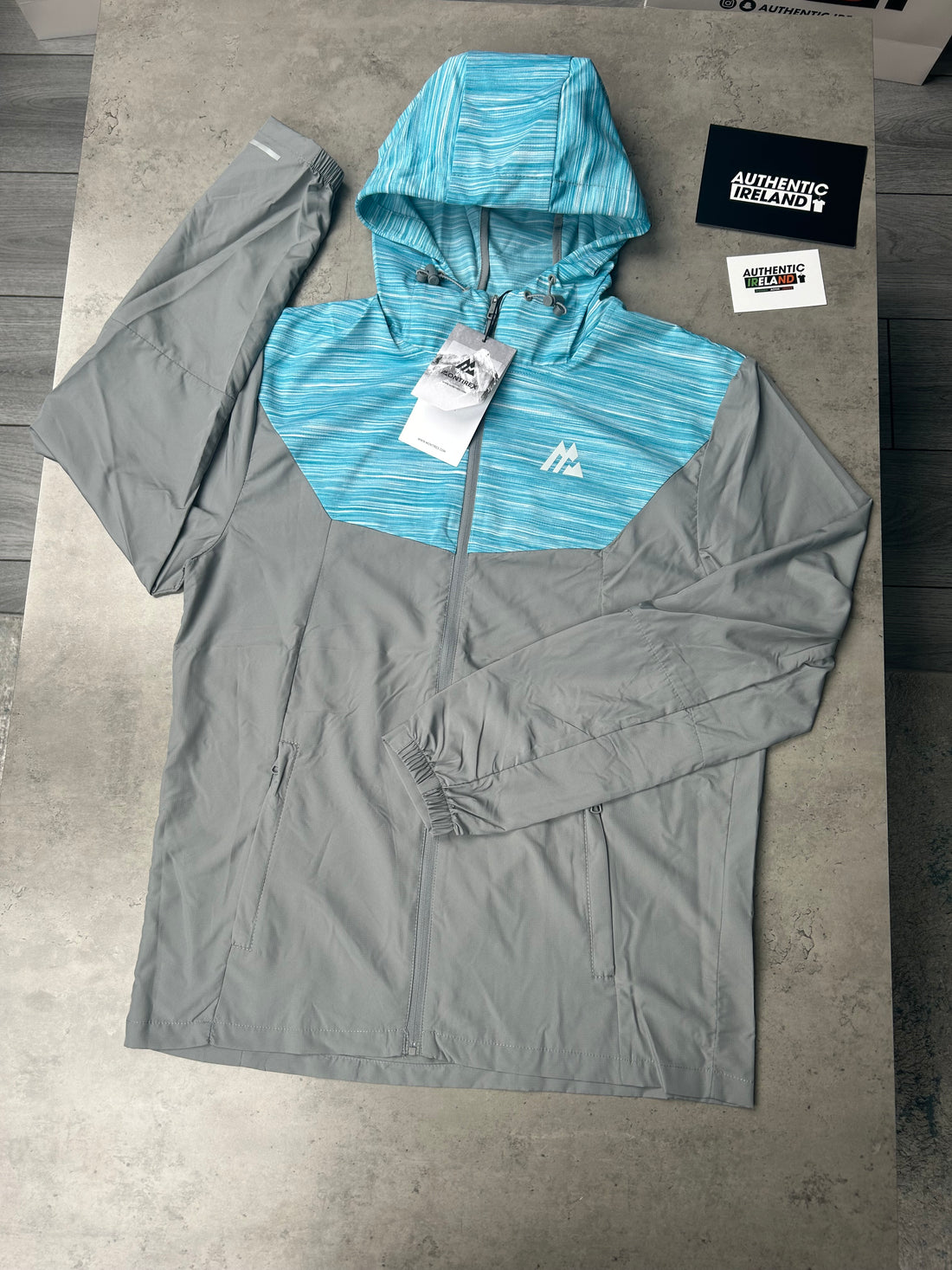 MONTIREX TRAIL 3-PIECE WINDRUNNER SET - SKY BLUE/GREY