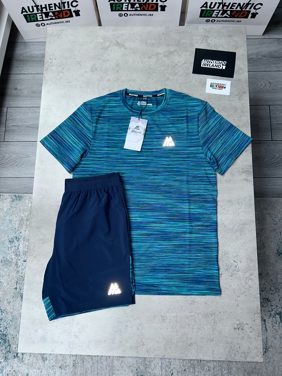 MONTIREX TRAIL SET - TEAL/NAVY