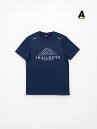 TRAILBERG BLUR T-SHIRT - STORM BLUE