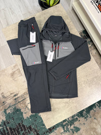 BERGHAUS FLEECE 2.0 TRACKSUIT - BLACK/RED