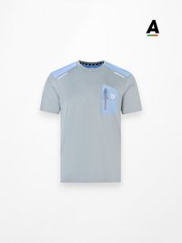 ENVI EDGE TRACK T-SHIRT - GREY/BLUE