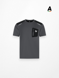 ENVI EDGE TRACK T-SHIRT - DARK GREY/BLACK