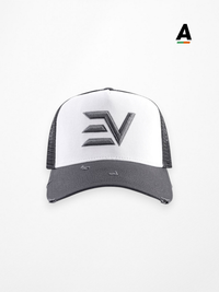 ENVI LOGO TRUCKER HAT - CONTRAST GREY/WHITE