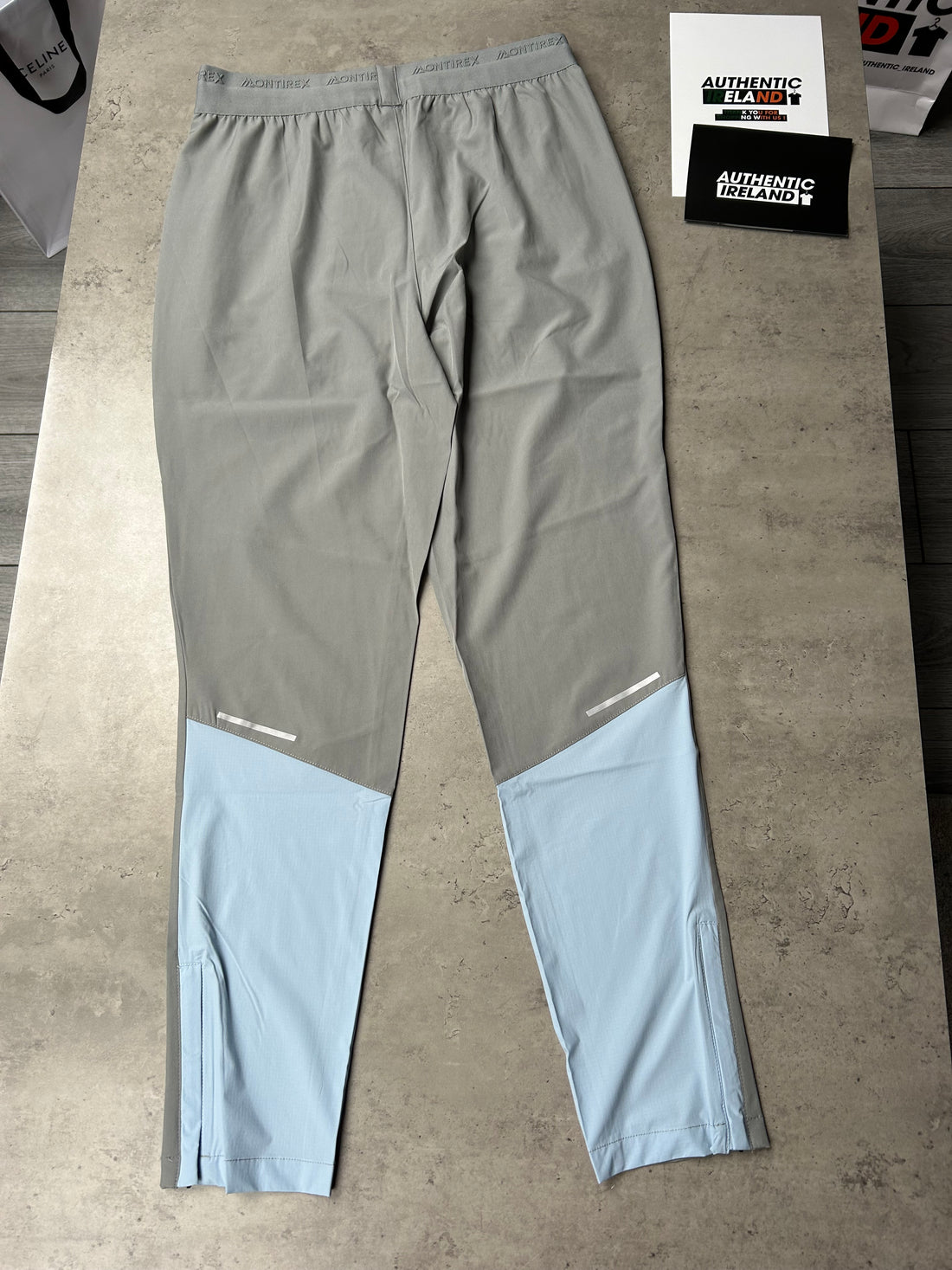 MONTIREX TWO-TONE TRACKSUIT - BABY BLUE/GREY