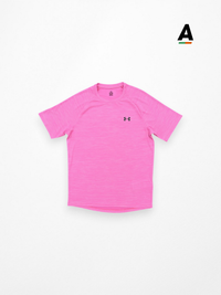 UNDER ARMOUR TEXTURED T-SHIRT - POWDER PINK