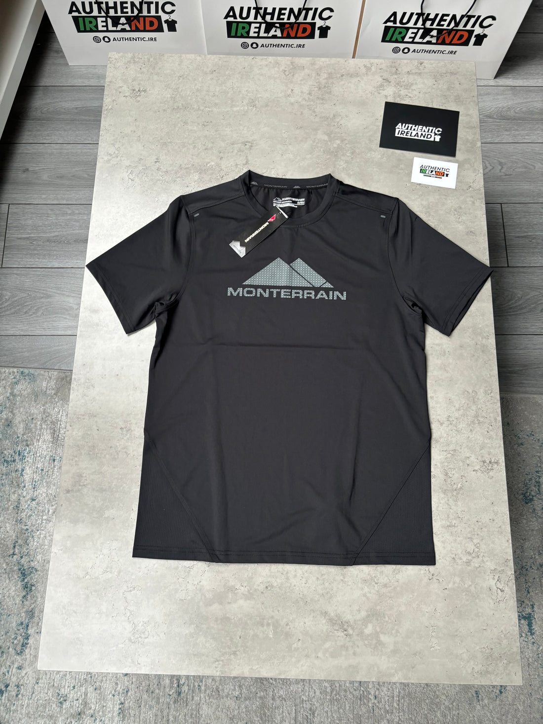 MONTERRAIN SPEED T-SHIRT - BLACK