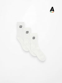 BERGHAUS EVERYDAY SOCK 3 PACK - WHITE
