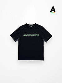 TRAILBERG PULSEWAVE T SHIRT - BLACK /INKWELL SHADOW / MINT GREEN