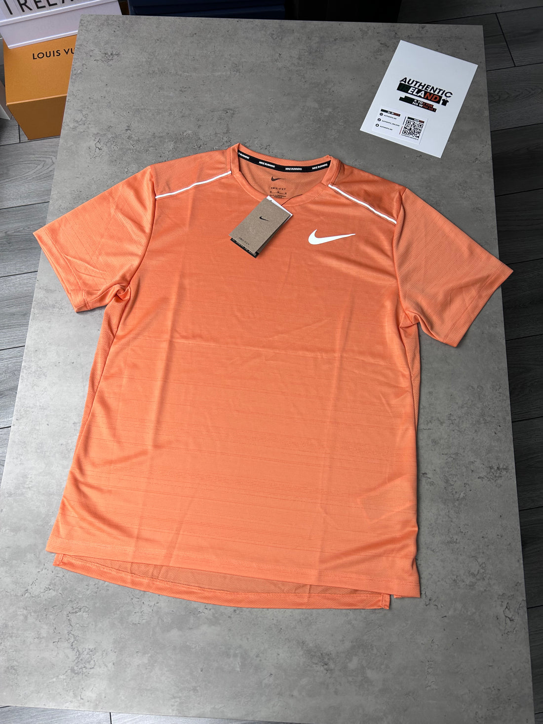 NIKE MILER 1.0 SET - PEACH/GREY