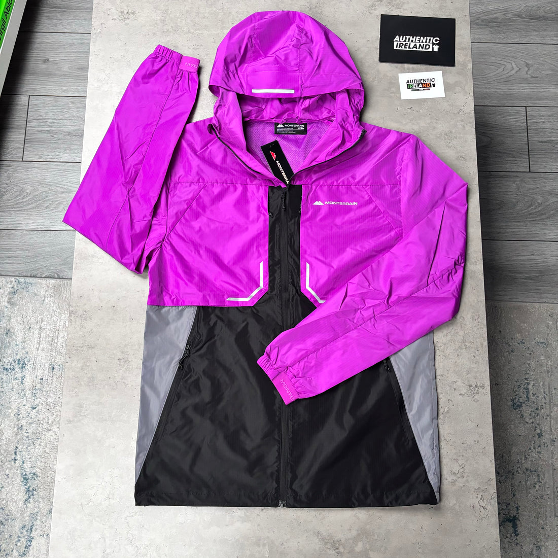 MONTERRAIN WINDRUNNER JACKET - GRAPE/BLACK