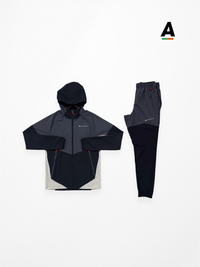 MONTERRAIN VAULT WOVEN TRACKSUIT - BLACK / FOSSIL