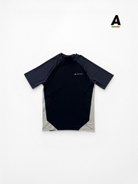 MONTERRAIN VAULT WOVEN T-SHIRT - BLACK / FOSSIL