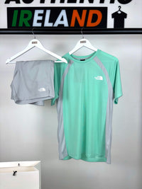 THE NORTH FACE SET - MINT/GREY/WHITE
