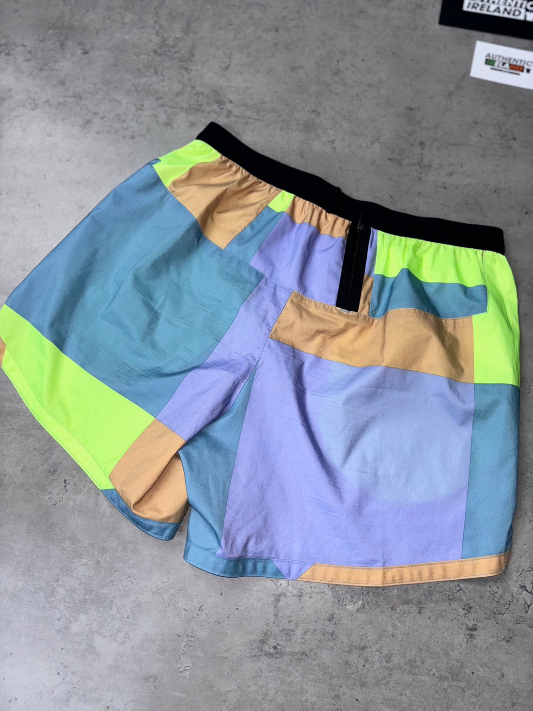 NIKE PATCHWORK JACKET SET - MULTI/VOLT