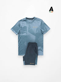 MONTERRAIN DIVIDE JACQUARD SET - FORT BLUE / TWILIGHT