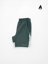 MONTERRAIN DIVIDE WOVEN SHORT - ESCAPE GREEN / STONE