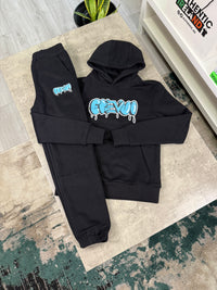 ENVI GRAFFITI TRACKSUIT - BLACK/BLUE